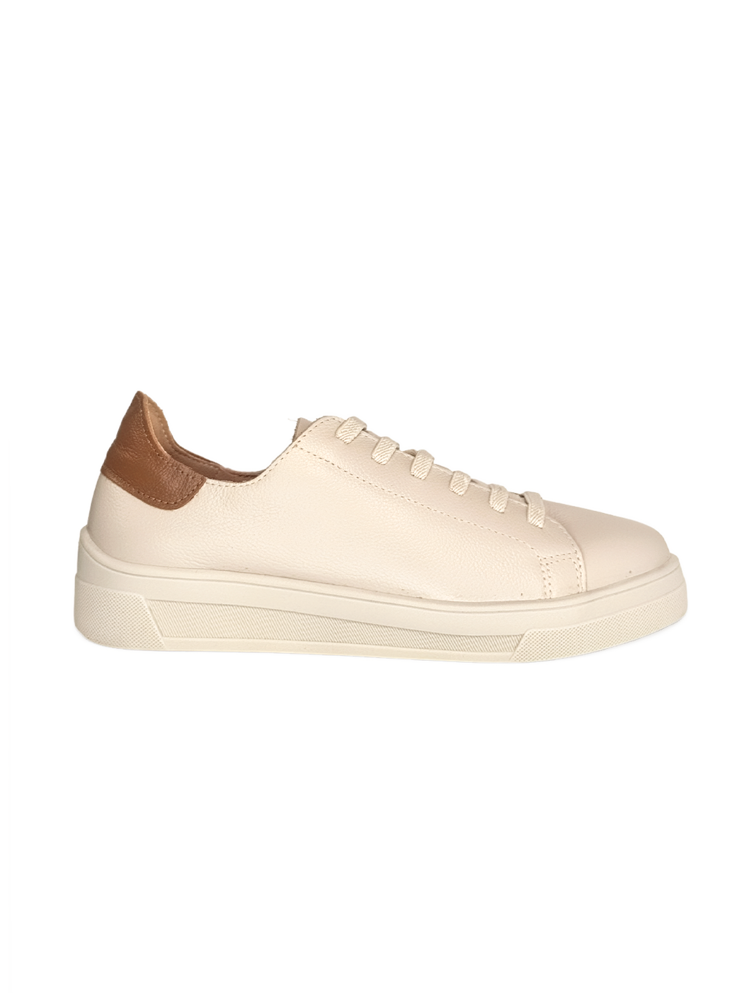 TÊNIS LOUISE COURO OFF WHITE