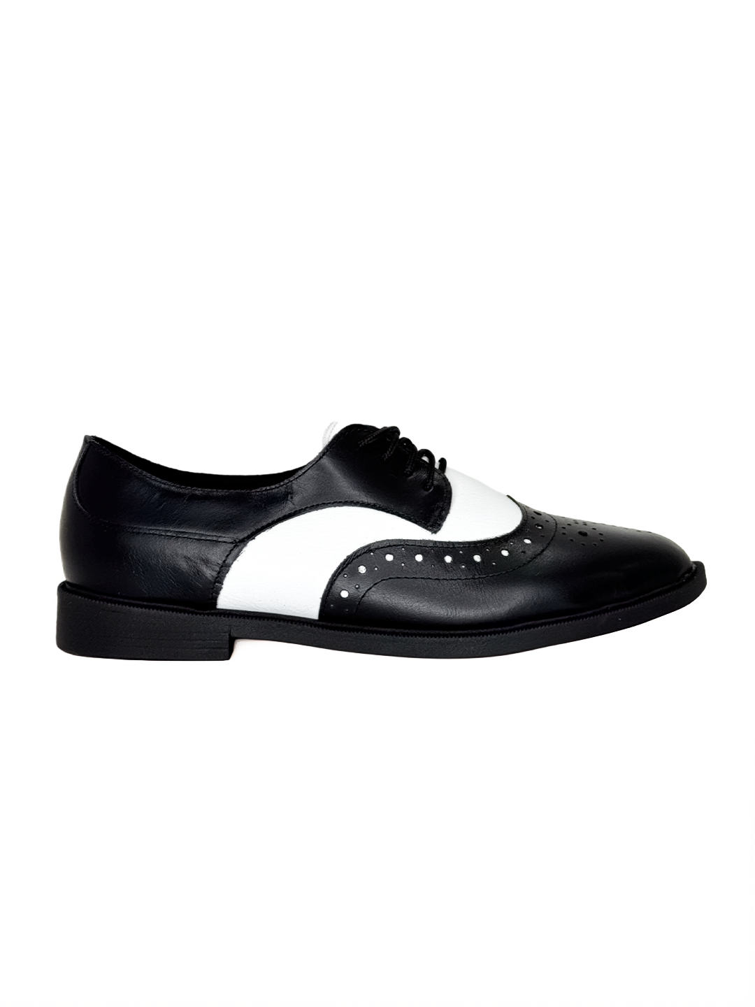 DERBY OXFORD MARGOT PRETO E BRANCO