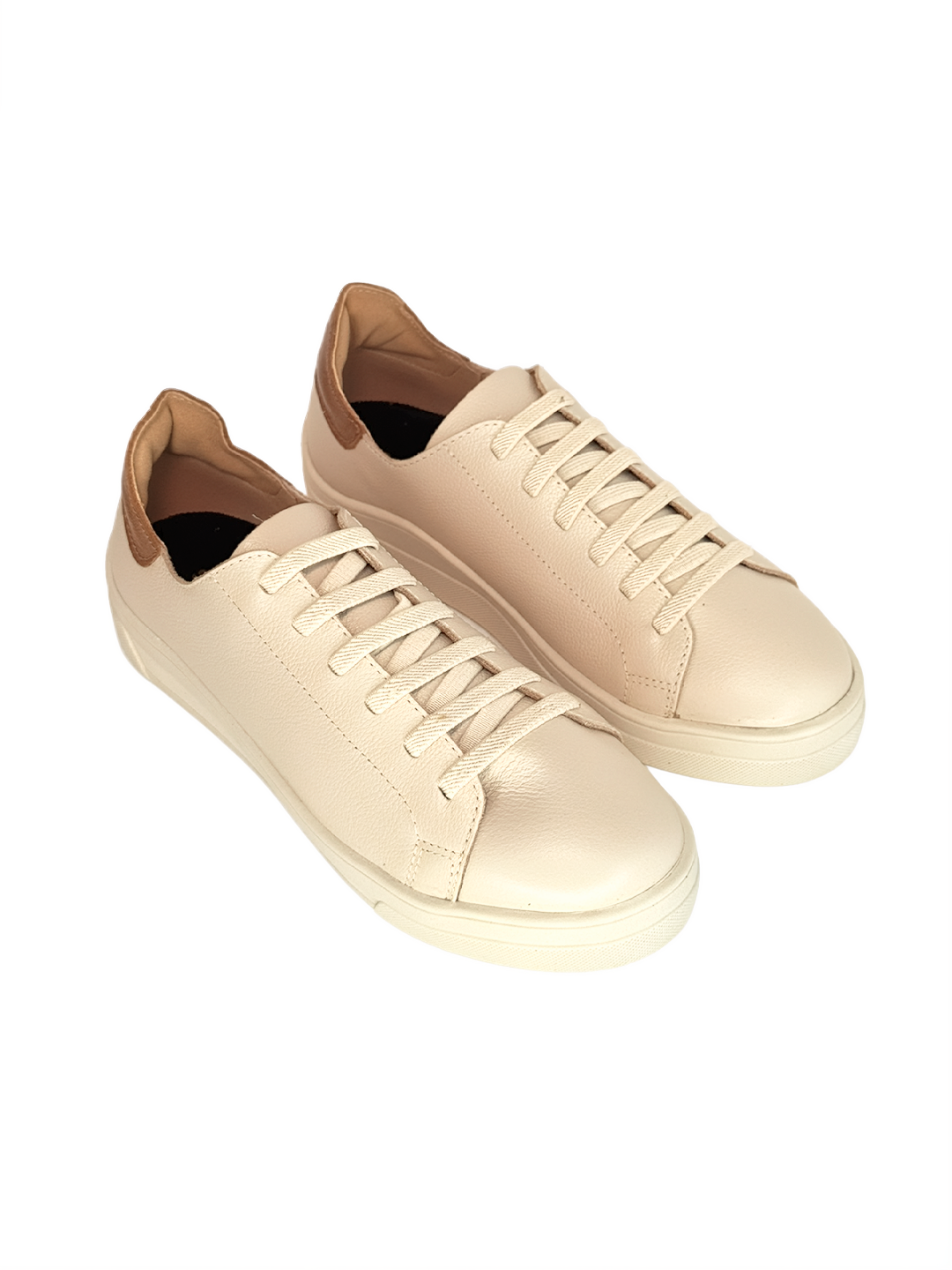 TÊNIS LOUISE COURO OFF WHITE