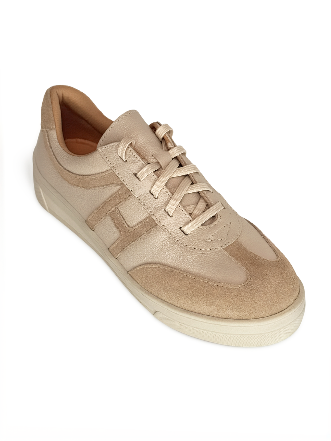 TÊNIS CAMILLE COURO OFF WHITE