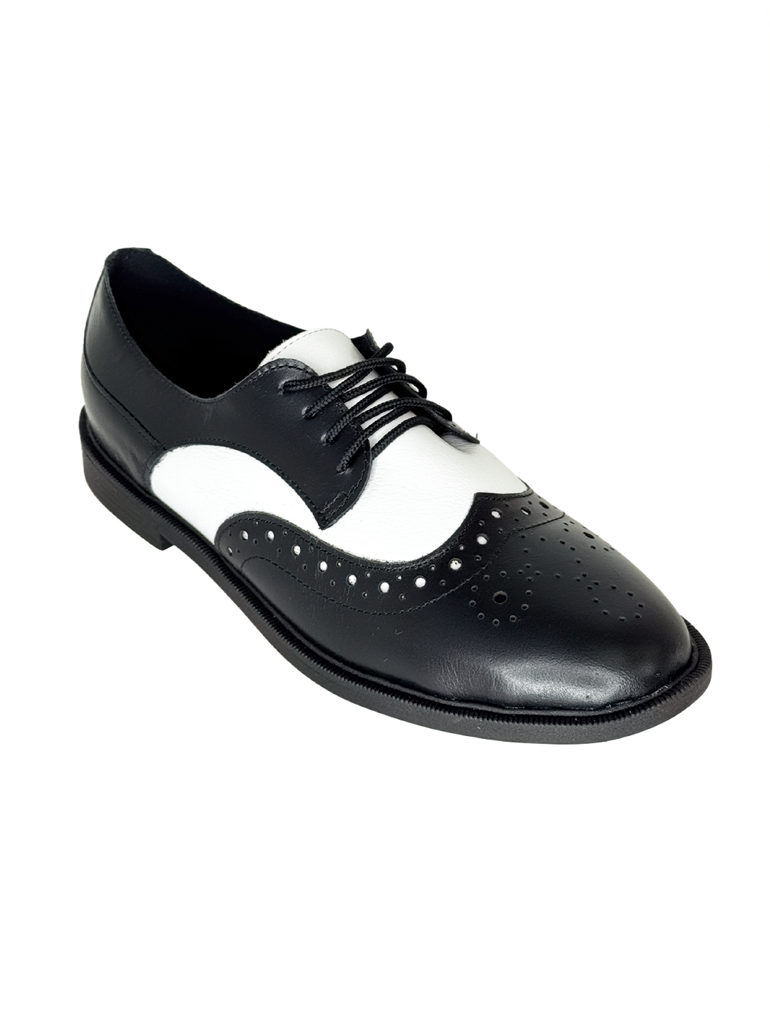 DERBY OXFORD MARGOT PRETO E BRANCO