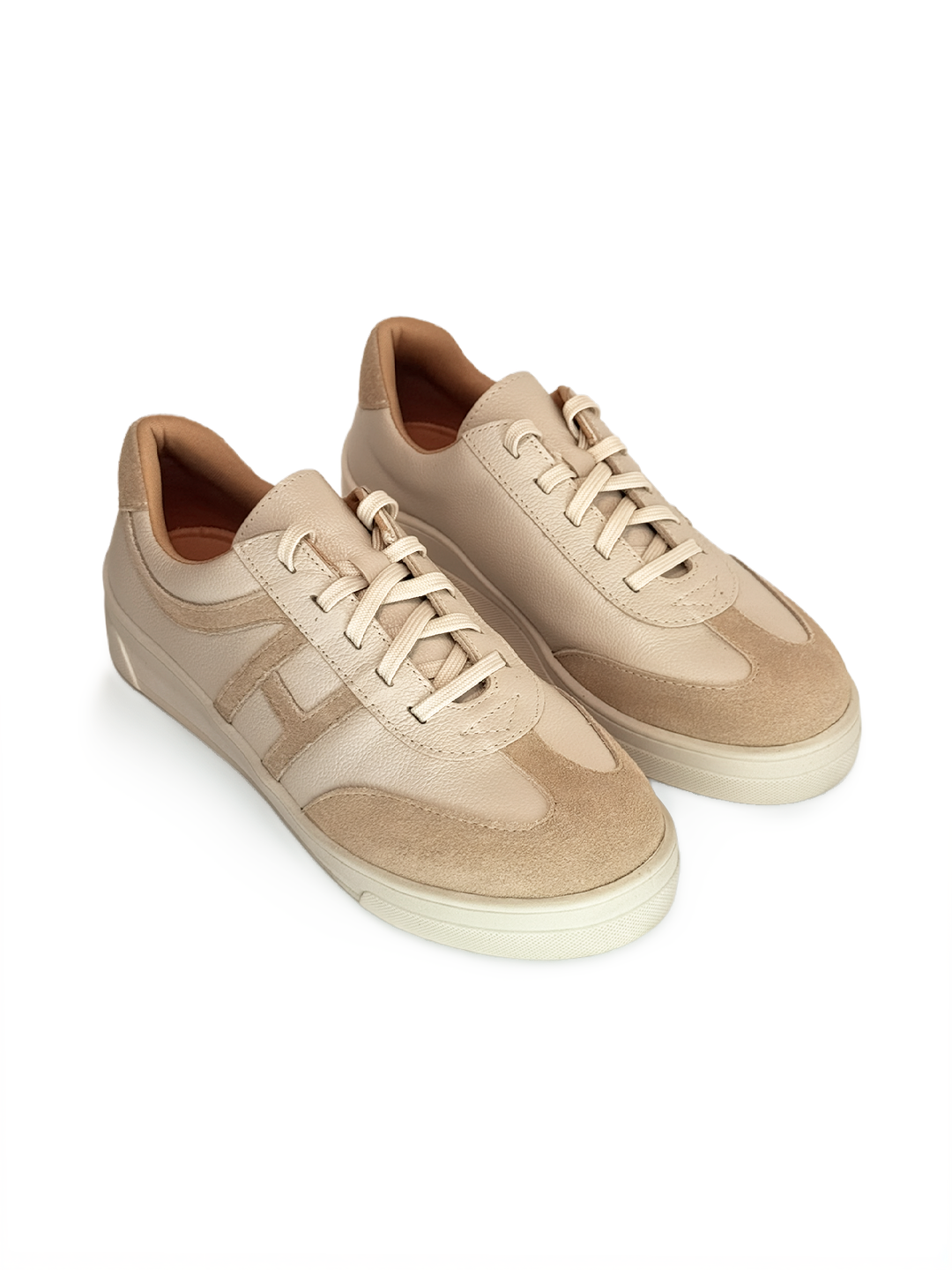 TÊNIS CAMILLE COURO OFF WHITE