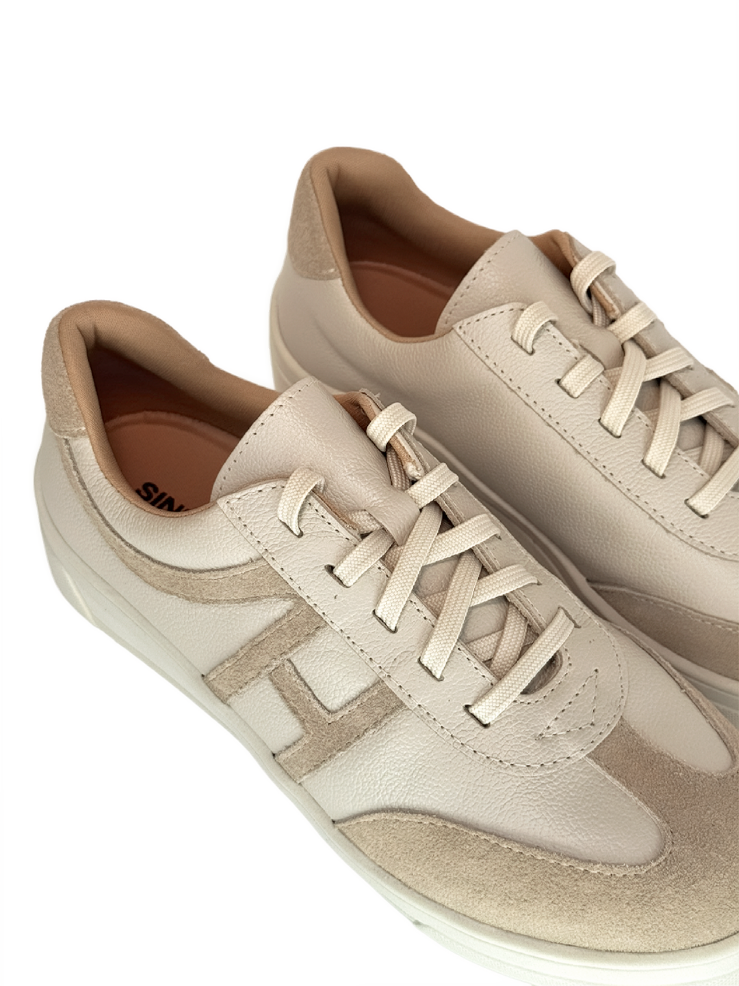 TÊNIS CAMILLE COURO OFF WHITE