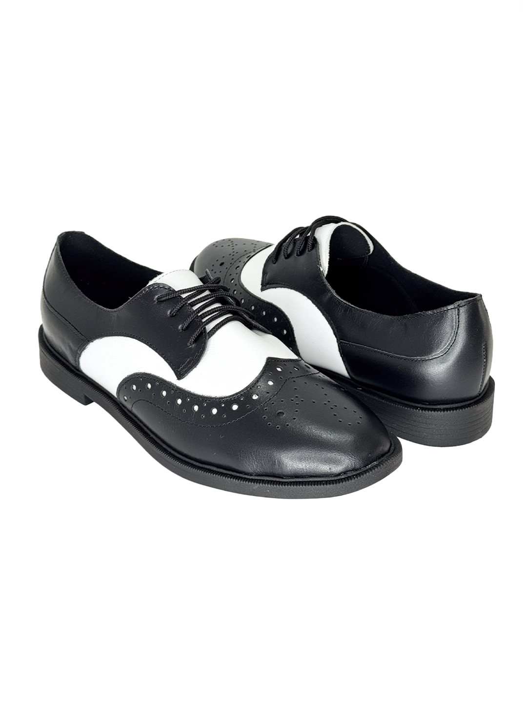 DERBY OXFORD MARGOT PRETO E BRANCO
