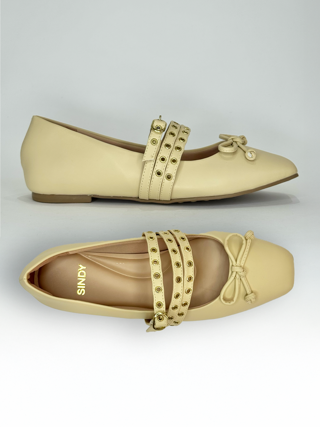 SAPATILHA ALICE AMARELO MANTEIGA