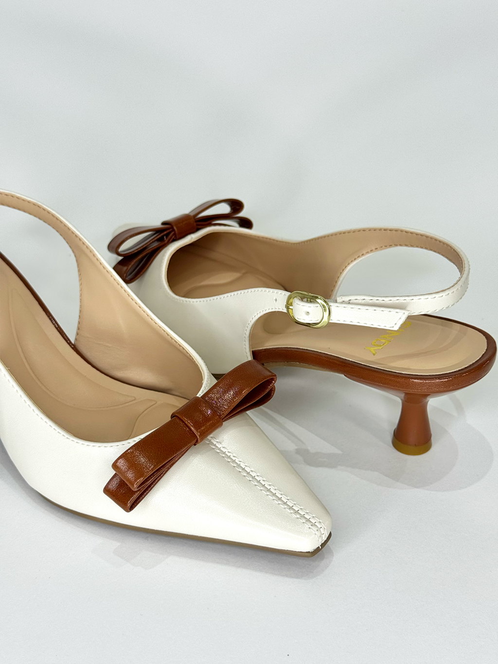 SLINGBACK ANASTASIA OFF WHITE