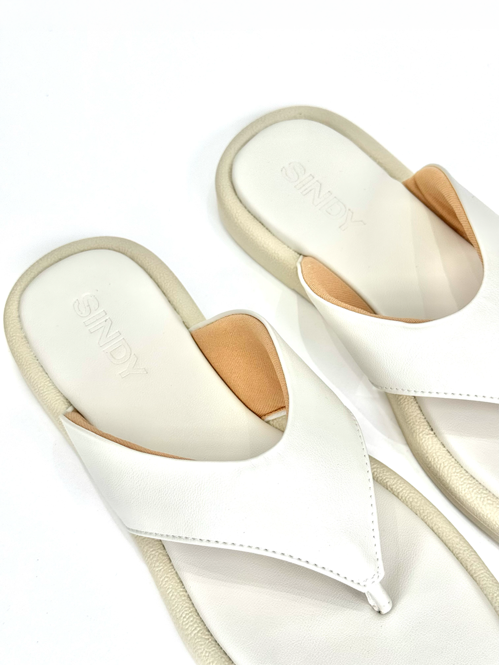 CHINELO FLATFORM LUNA OFF WHITE