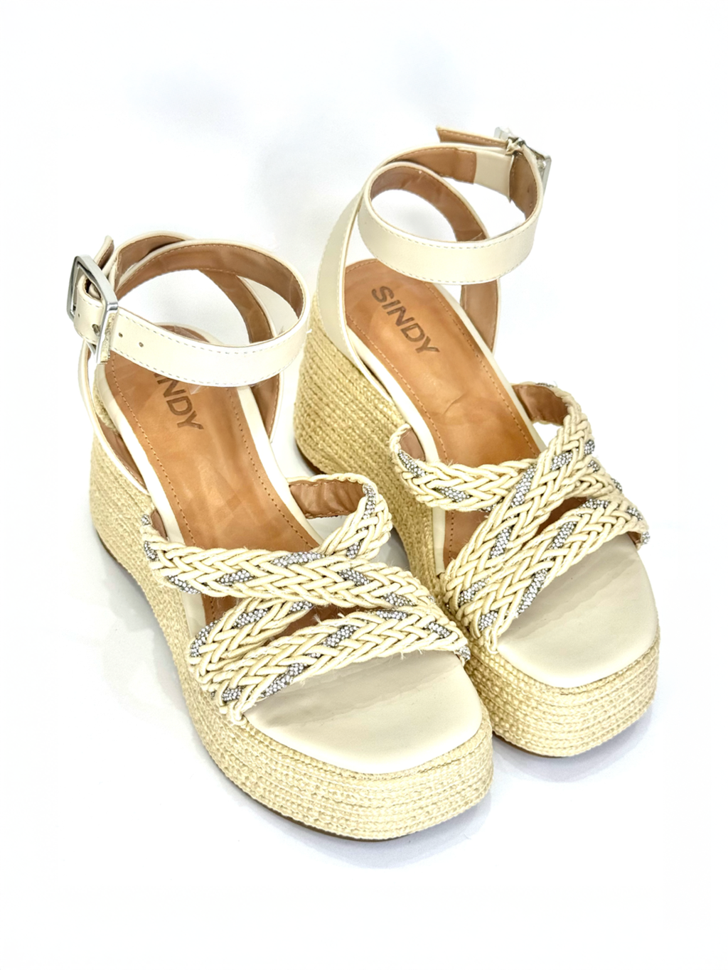 SANDÁLIA PLATAFORMA MAYA OFF WHITE