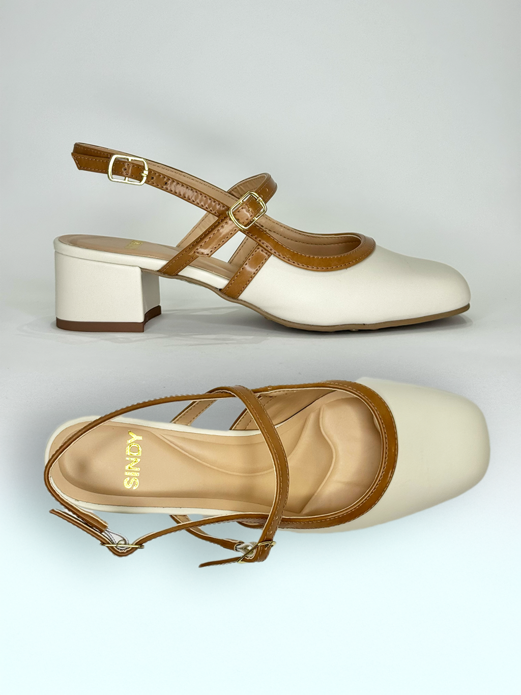 SLINGBACK GABRIELE OFF WHITE