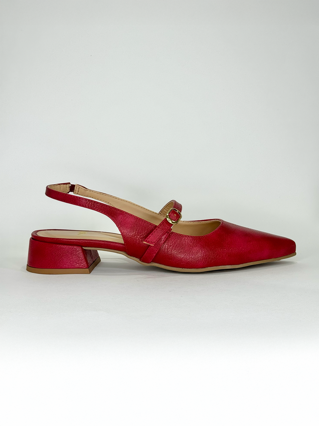 SLINGBACK VALENTINA VERMELHO