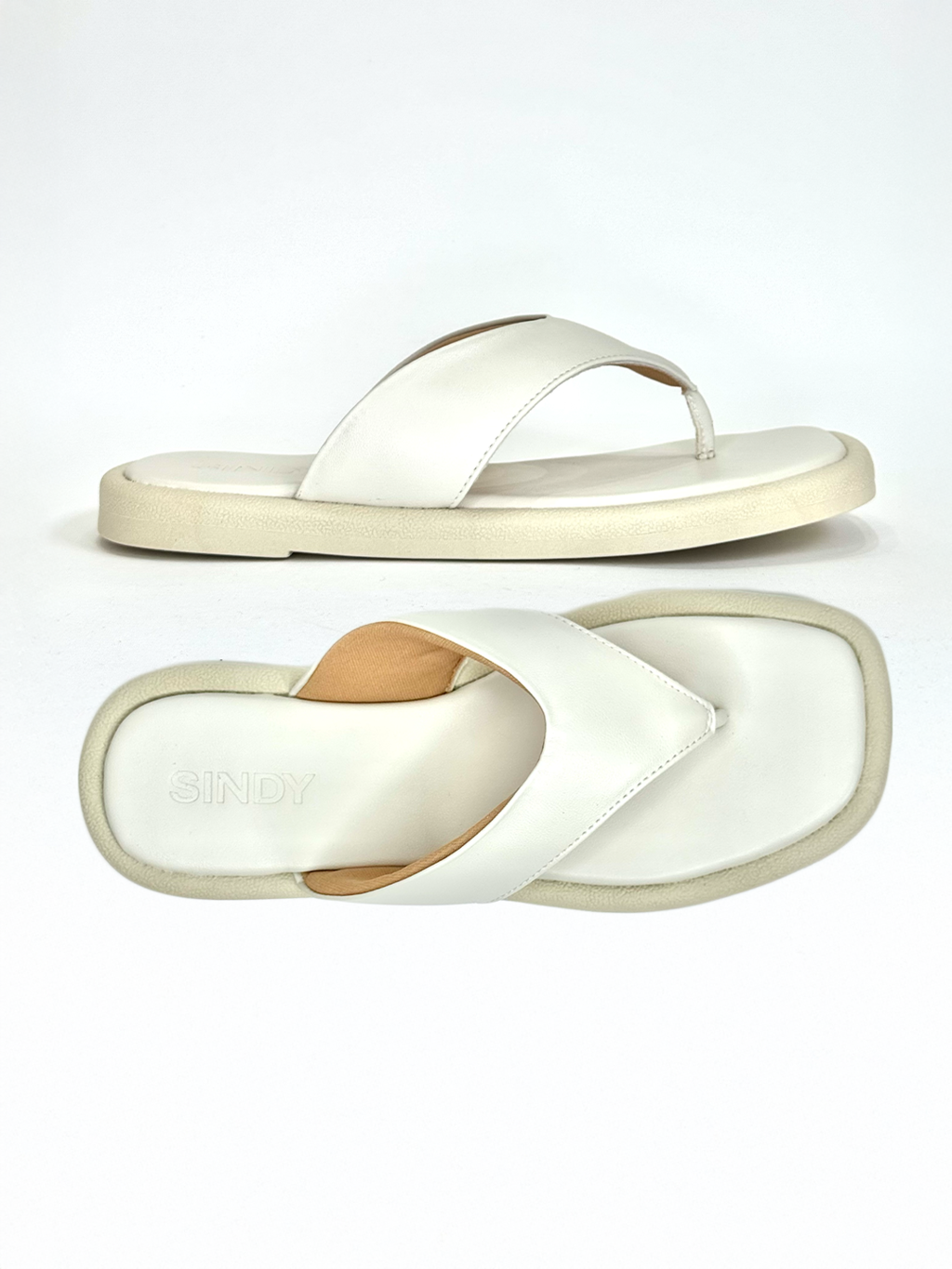 CHINELO FLATFORM LUNA OFF WHITE