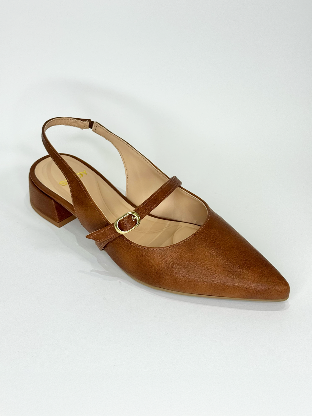 SLINGBACK VALENTINA CARAMELO